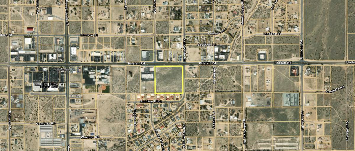 8.43 Acres for Sale in Phelan, CA