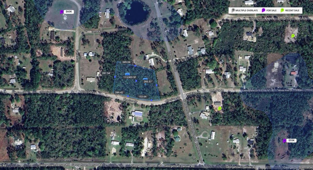 2.2 Acres for Sale in Georgetown, FL