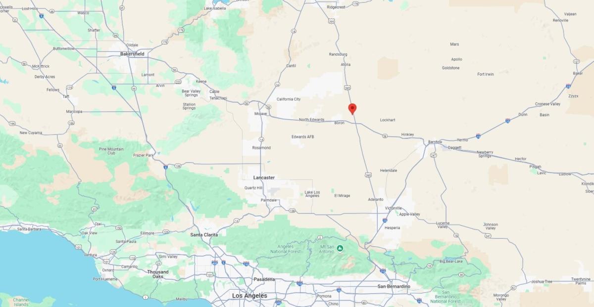 2.25 Acres for Sale in Boron, CA