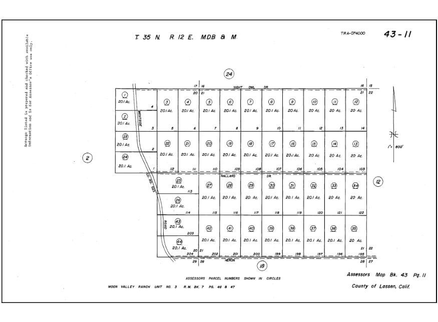 20 Acres for Sale in Moran, CA