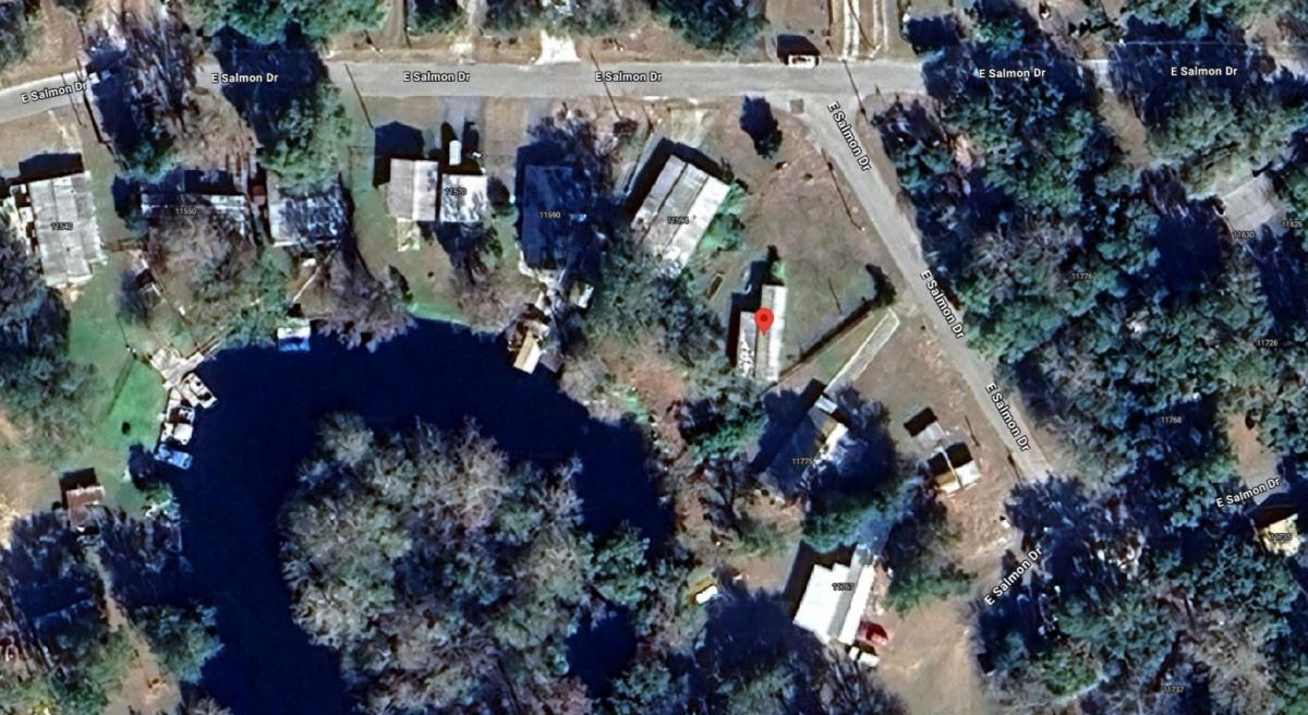 Land with Utilities in Floral City Florida on Canal