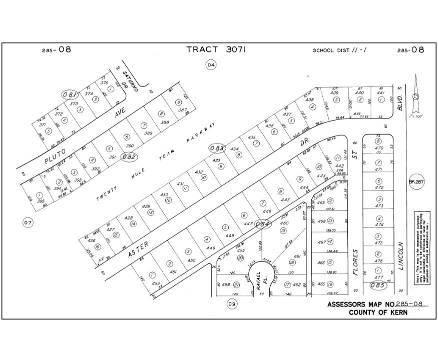 Nice Lot on Paved Road in California City