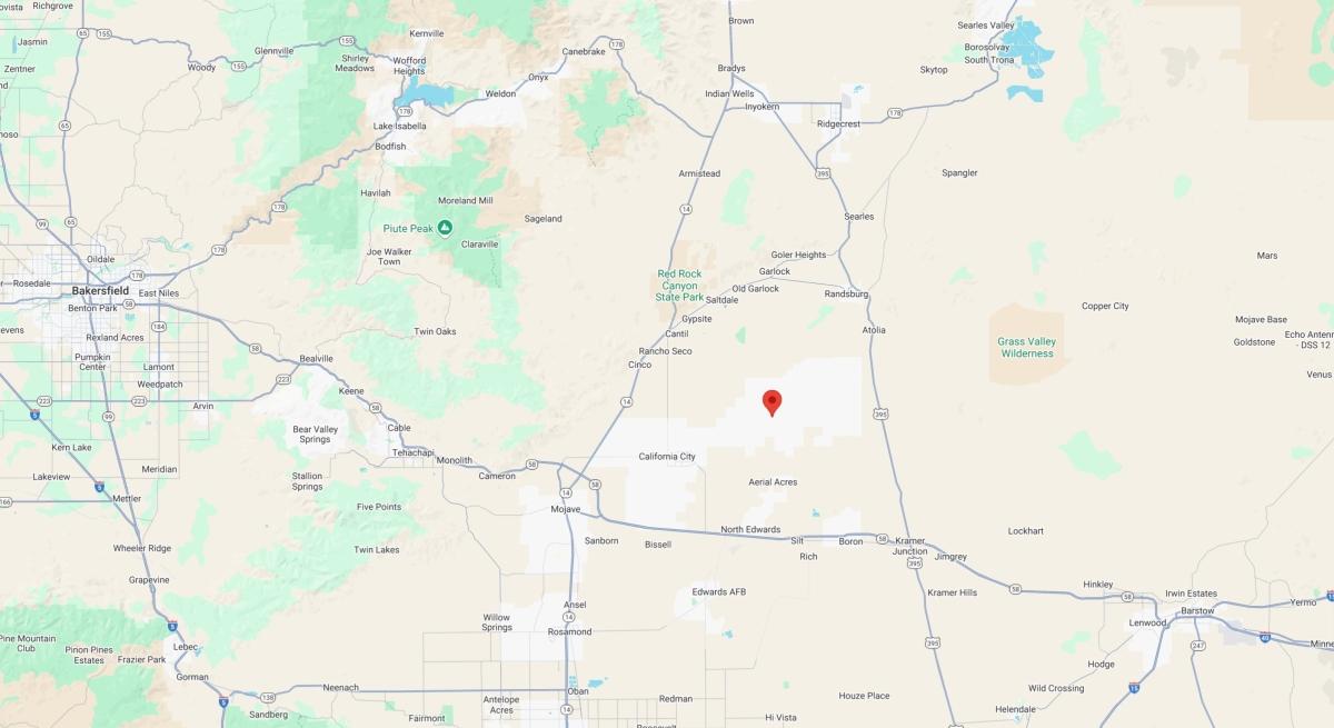 Nice Lot on Paved Road in California City