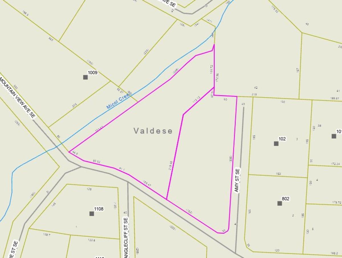 Single family or modular build land with Public Utilities - Valdese, NC - 2.2 acres (Burke Co)