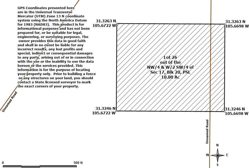 10 Acres for Sale in Sierra Blanca, Texas