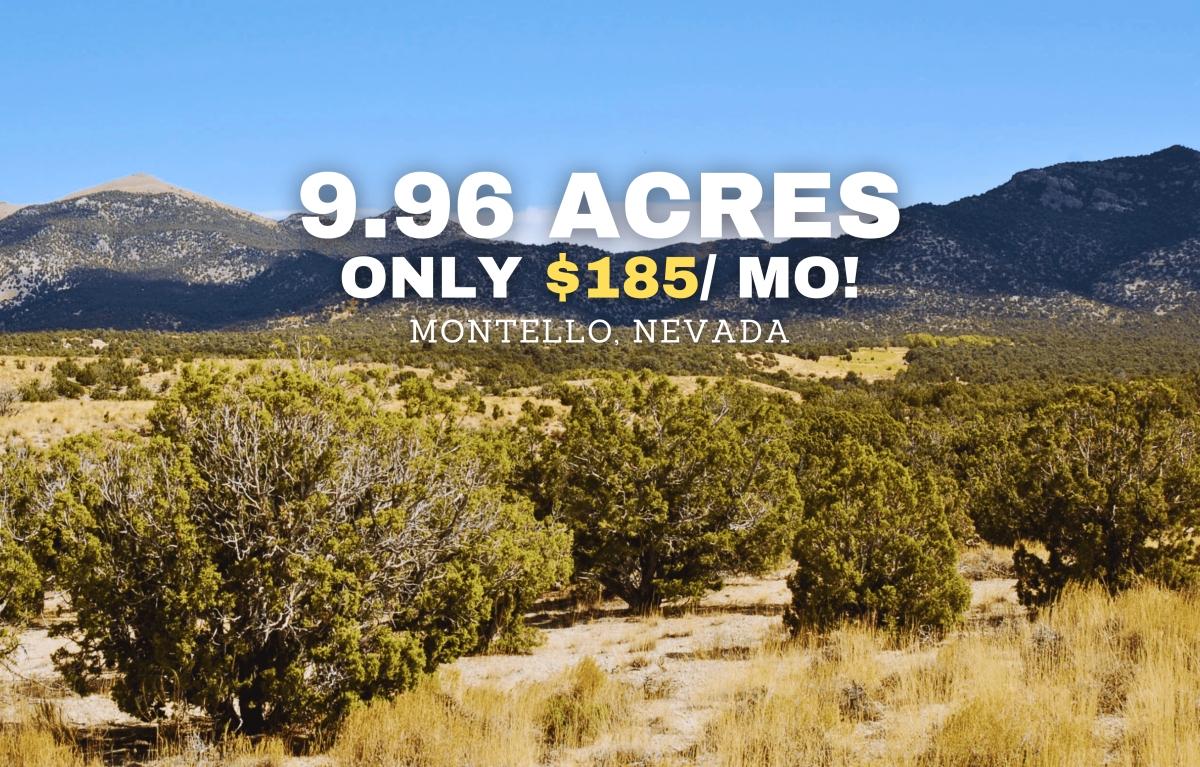 9.96 Acres for Sale in Montello, Nevada
