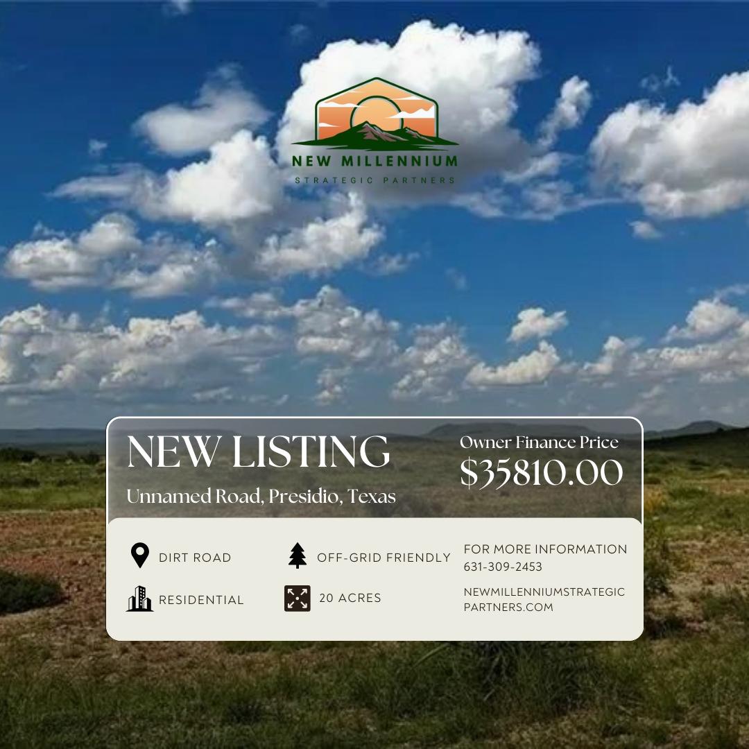 20 Acres for Sale in Presidio, Texas