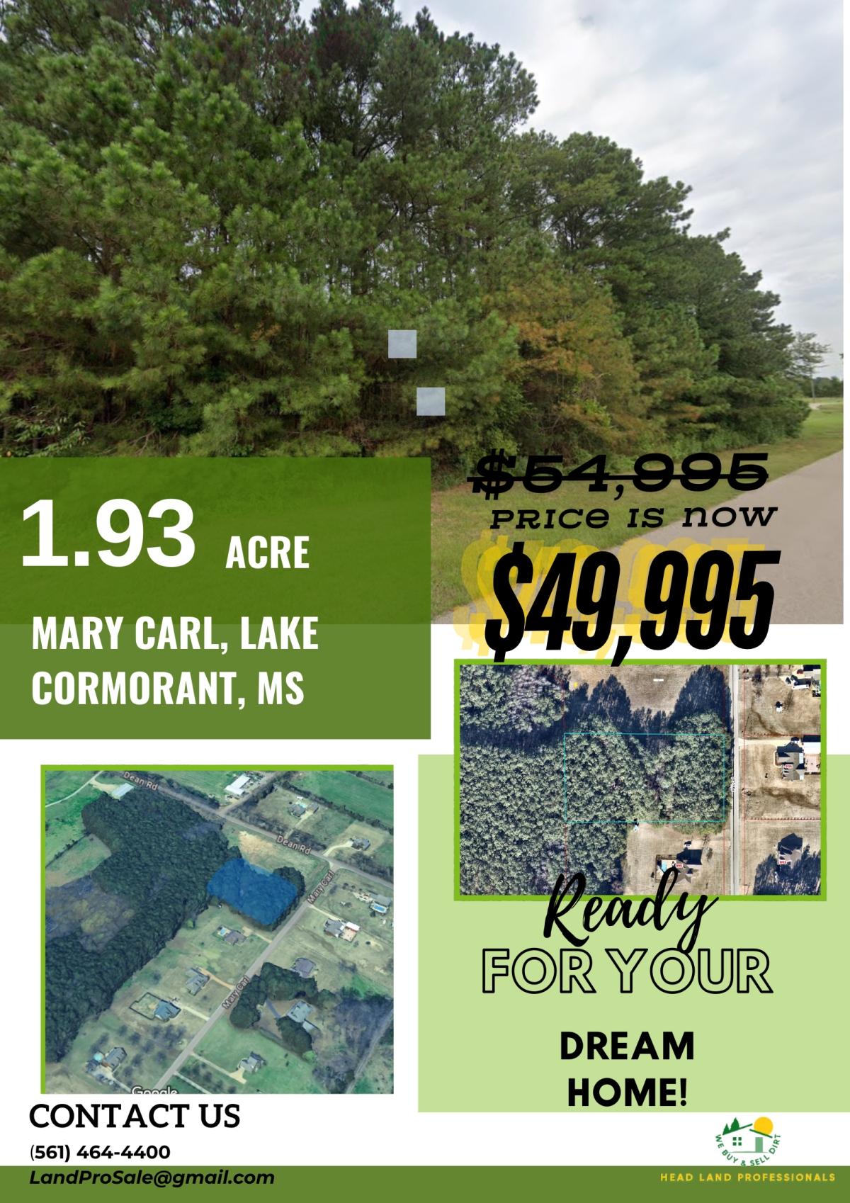 1.93 Acres for Sale in Lake Cormorant, Mississippi