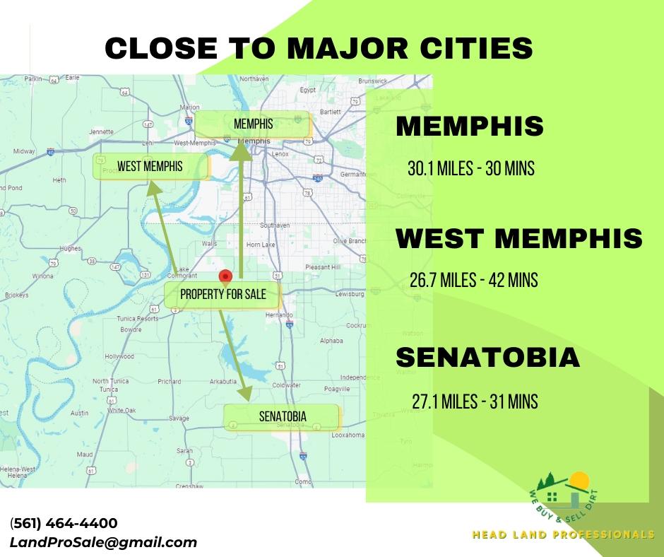 1.93 Acres for Sale in Lake Cormorant, Mississippi