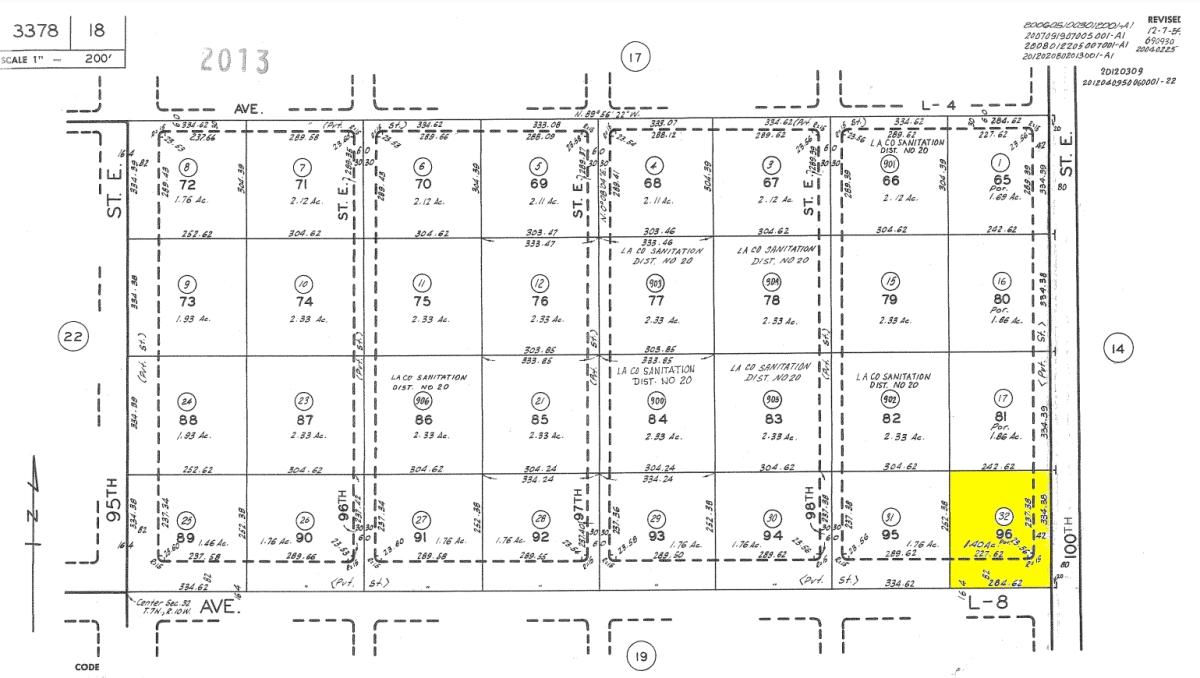 1.4 Acres for Sale in Lancaster, California