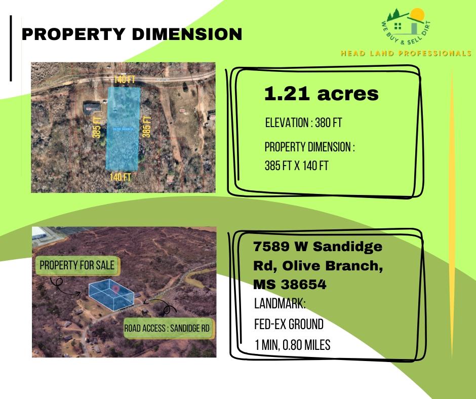 1.21 Acres for Sale in Olive Branch, Mississippi