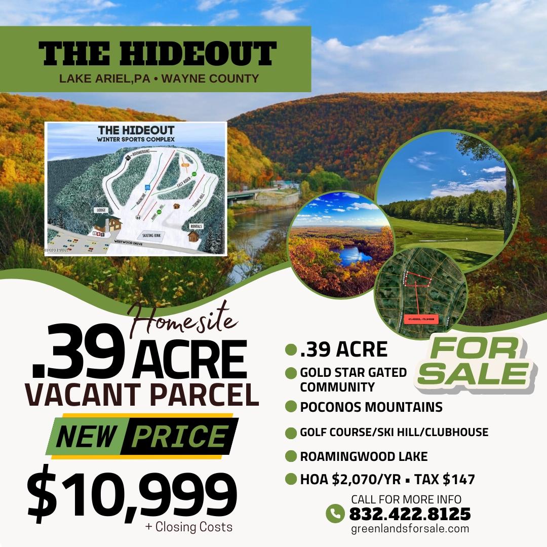 0.39 Acres for Sale in Lake Ariel, Pennsylvania