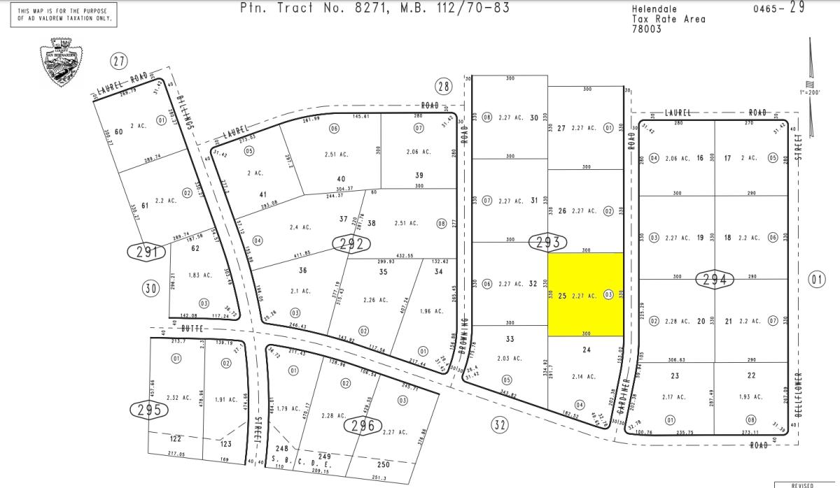 2.27 Acres for Sale in Helendale, California