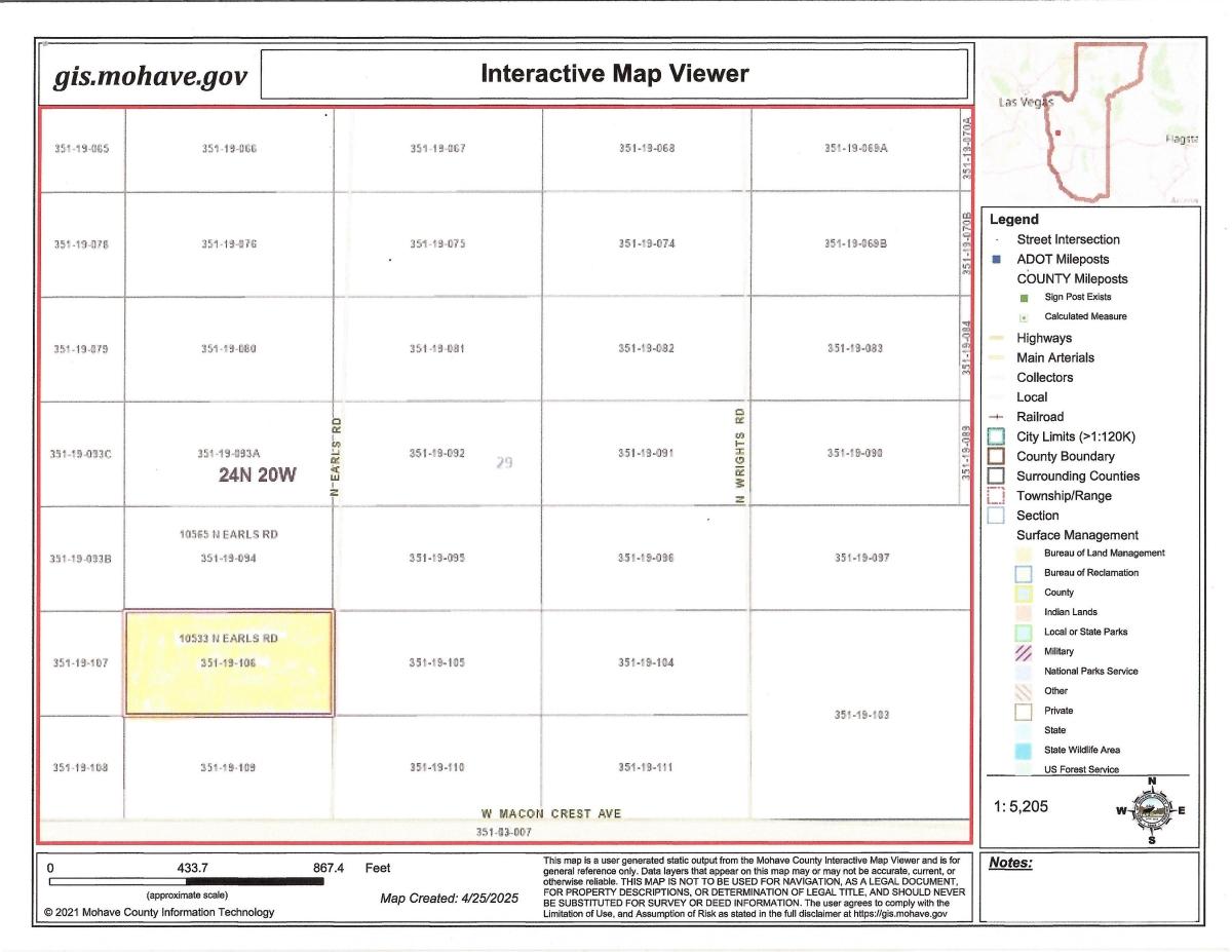 5.00 Acres for Sale in Dolan Springs, Arizona