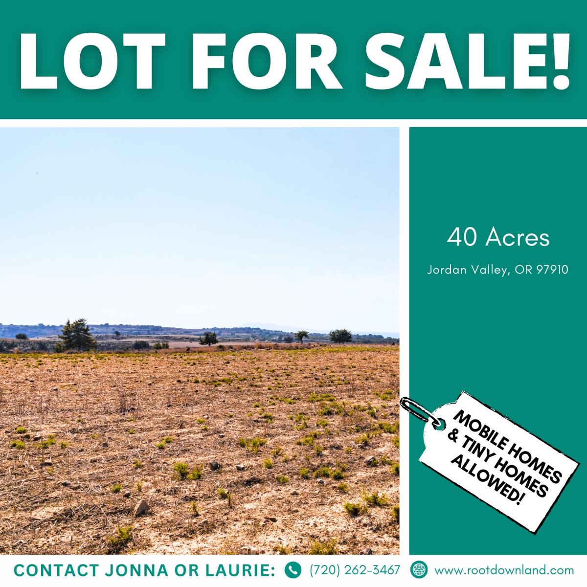 40 Acres for Sale in Jordan Valley, Oregon