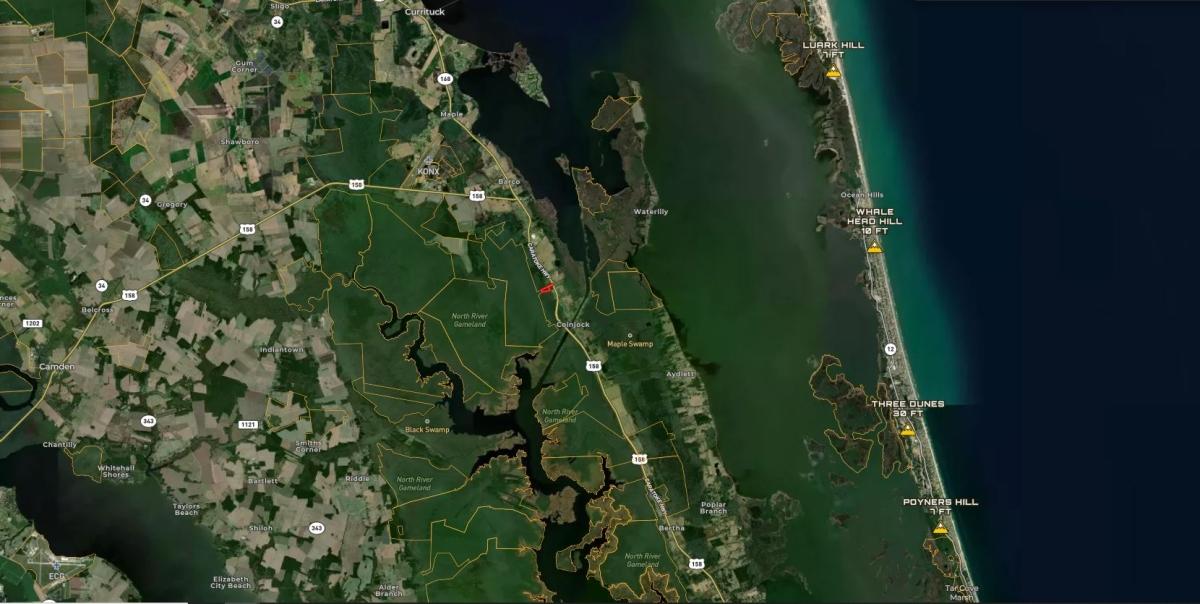 11.08 Acres for Sale in Barco, North Carolina