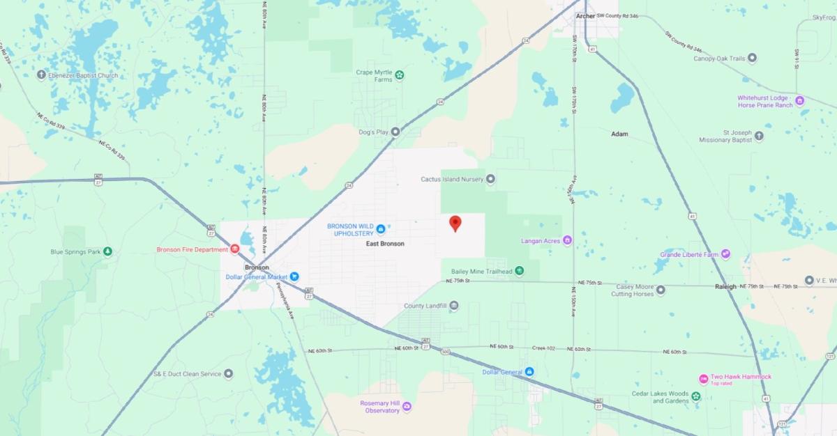 1.25 Acres for Sale in Bronson, FL